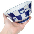 Japan Peanuts Mino Ware Large Bowl - Snoopy & Woodstock : Friends Checkered - 2