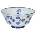 Japan Peanuts Mino Ware Bowl - Snoopy & Woodstock : Hemp Leaf - 1