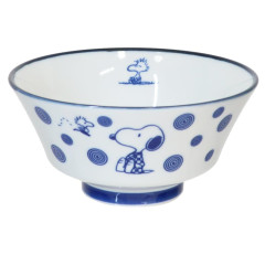 Japan Peanuts Mino Ware Large Bowl - Snoopy & Woodstock : Wave