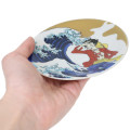 Japan One Piece Soy Sauce Plate - Luffy Kutani Ware The Great Wave off Kanagawa - 2