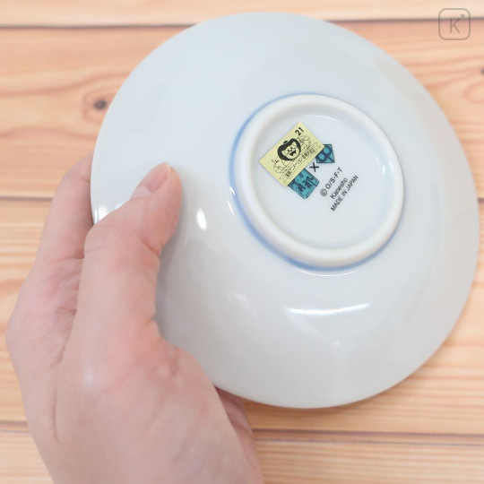 Japan One Piece Soy Sauce Plate - Luffy Kutani Ware The Great Wave off Kanagawa - 3