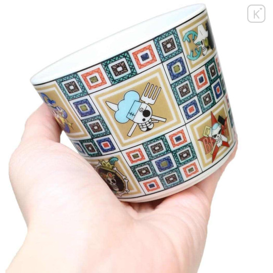 Japan One Piece Kutani Ware Bowl - Pirate Flag - 2