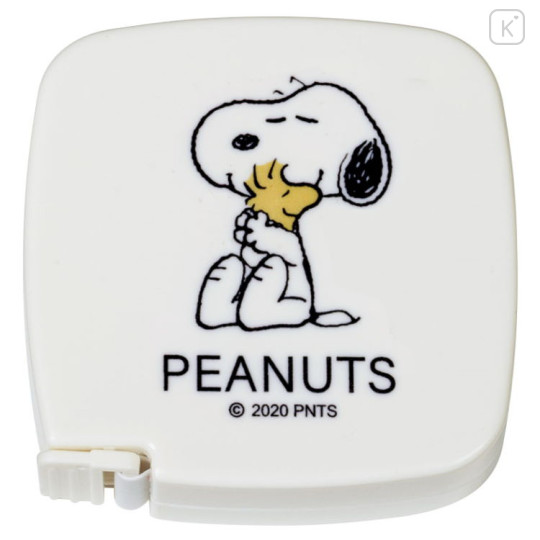 Japan Peanuts Mascot Tape Measure - Snoopy & Woodstock : Hug - 1