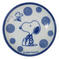 Japan Peanuts Soy Sauce Plate - Snoopy & Woodstock : Mino Ware Wave - 1