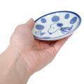 Japan Peanuts Soy Sauce Plate - Snoopy & Woodstock : Mino Ware Wave - 2
