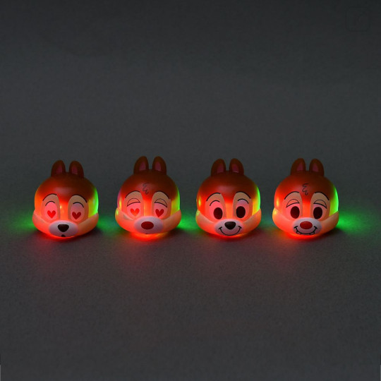 Japan Disney Store Bath Ball with Random Glowing Mascot - Chip & Dale : Luminous Face Blind Box - 3