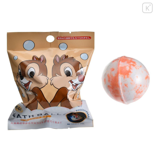 Japan Disney Store Bath Ball with Random Glowing Mascot - Chip & Dale : Face Blind Box - 5