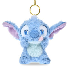 Japan Disney Store Plush Keychain - Stitch : Twinkling Eyes Kyururun