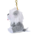 Japan Disney Store Plush Keychain - The Little Mermaid : Dog Max Twinkling Eyes Kyururun - 2