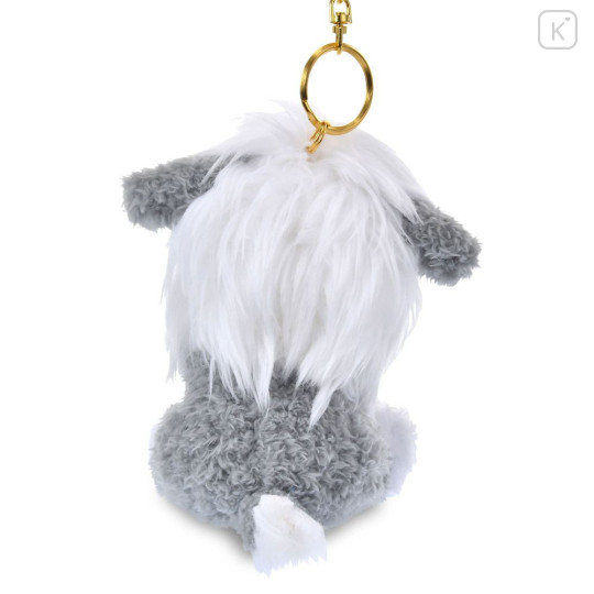 Japan Disney Store Plush Keychain - The Little Mermaid : Dog Max Twinkling Eyes Kyururun - 3