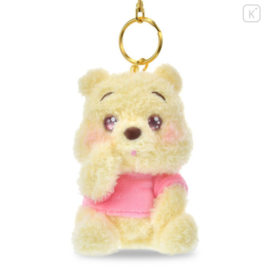 Japan Disney Store Plush Keychain - Pooh : Twinkling Eyes Kyururun - 1