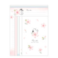 Japan Peanuts Letter Writing Set - Snoopy & Woodstock : Sakura Cherry Blossom - 1