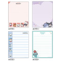 Japan Sanrio Volume Up Letter Envelope Set - Characters Pose - 3