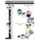 Japan Obakenu × Sanrio Letter Writing Set - Characters Leopard Black