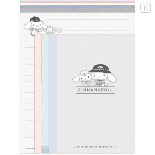 Japan Sanrio Letter Writing Set - Cinnamoroll : Life is Better with You - 1