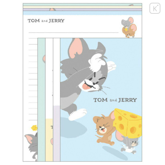 Japan Tom and Jerry Letter Writing Set - Tom & Jerry : Baby Blue - 1