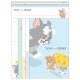 Japan Tom and Jerry Letter Writing Set - Tom & Jerry : Baby Blue