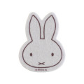 Japan Miffy Fluffy Felt Sticker - Miffy : Face Beige - 2
