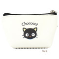 Japan Sanrio Triangular Mini Pouch - Chococat : Plaid Black - 2