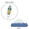 Japan Picture Book Fluffy Plush Pen Case - Mt. Fuji - 2