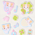 Japan Sanrio Puffy Sticker - Masyumaro : Daily Life - 3