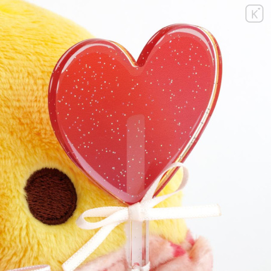 Japan San-X Store Plush Toy - Kiiroitori : Heart - 4