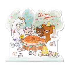 Japan San-X Store Acrylic Stand - Chairoikoguma : 10th Anniversary