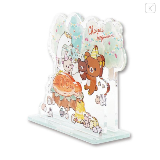 Japan San-X Store Acrylic Stand - Chairoikoguma : 10th Anniversary - 2