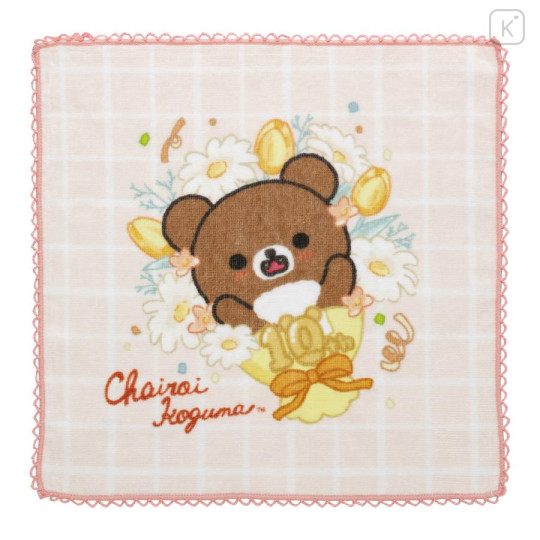 Japan San-X Store Mini Towel - Chairoikoguma : 10th Anniversary - 1