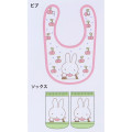 Japan Miffy Bib & Socks Set - Miffy : Good Meal Cherry - 2