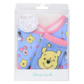 Japan Disney Bib & Socks Set - Eeyore & Piglet & Pooh : Funny Face - 1
