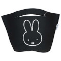 Japan Miffy Jacquard Woven Mini Tote Bag - Miffy : Face Black White - 1