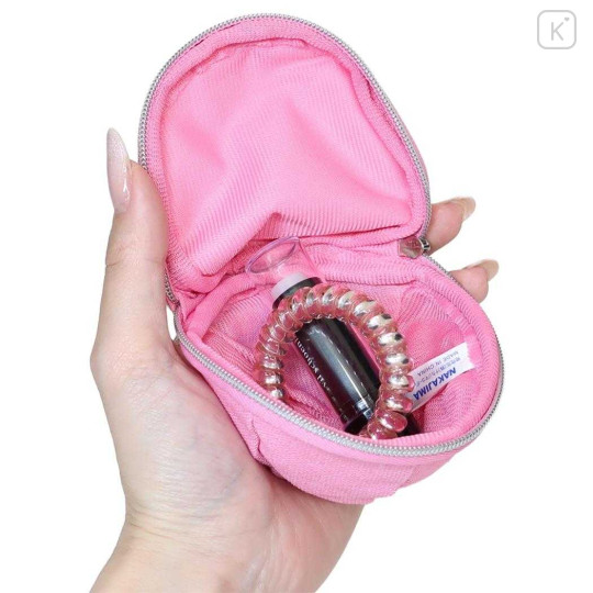 Japan Sanrio Mini Pouch with Carabiner - My Melody : Vivid Color Y2K Cap Style - 3