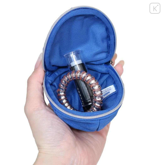 Japan Sanrio Mini Pouch with Carabiner - Pochacco : Vivid Color Y2K Cap Style - 3