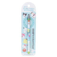 Japan Sanrio Kuru Toga Mechanical Pencil - Characters Happy Life Blue