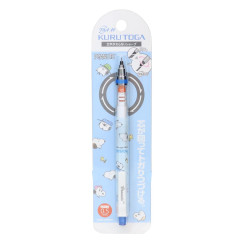 Japan Peanuts Kuru Toga Mechanical Pencil - Snoopy : Family Blue