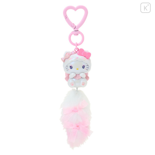 Japan Sanrio Original Dangling Tail Mascot Strap - Hello Kitty : Milky Kitten - 1