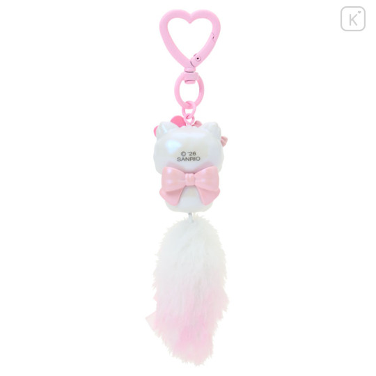 Japan Sanrio Original Dangling Tail Mascot Strap - Hello Kitty : Milky Kitten - 2