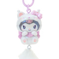 Japan Sanrio Original Dangling Tail Mascot Strap - Kuromi : Milky Kitten - 3