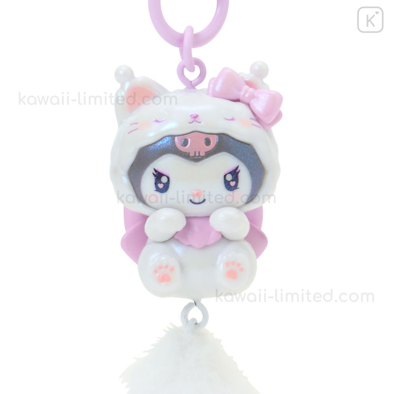 Japan Sanrio Original Dangling Tail Mascot Strap - Kuromi : Milky