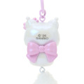 Japan Sanrio Original Dangling Tail Mascot Strap - Kuromi : Milky Kitten - 4