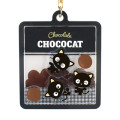 Japan Sanrio Shaka Shaka Acrylic Keychain - Chococat : Chocolate Black Plaid - 2
