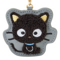 Japan Sanrio Sagara Embroidery Keychain - Chococat : Sitting - 3