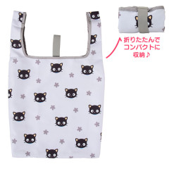 Japan Sanrio Eco Shopping Bag - Chococat : 30th Anniversary Grey Flower
