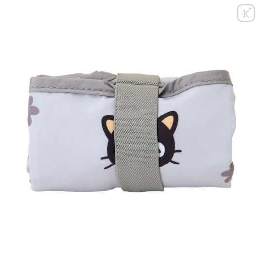 Japan Sanrio Eco Shopping Bag - Chococat : 30th Anniversary Grey Flower - 2