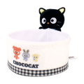 Japan Sanrio Plush Trinket Case - Chococat : Black Plaid - 1