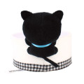 Japan Sanrio Plush Trinket Case - Chococat : Black Plaid - 2