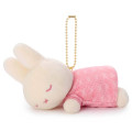 Japan Miffy Mascot Holder - Miffy : Sleeping Friend Strawberry Chocolate - 1