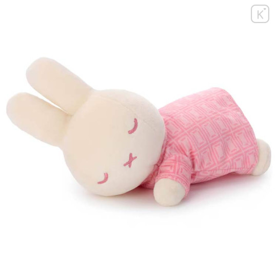 Japan Miffy Sleeping Friend Plush Toy (S) - Miffy : Strawberry Chocolate - 1