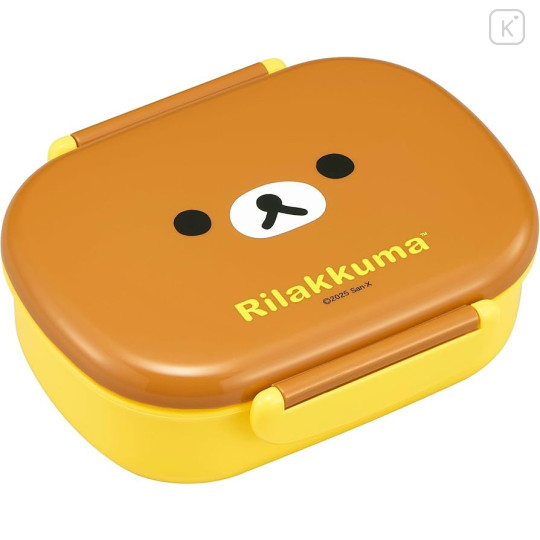 Japan San-X Bento Lunch Box 360ml - Rilakkuma : Face Classic - 1
